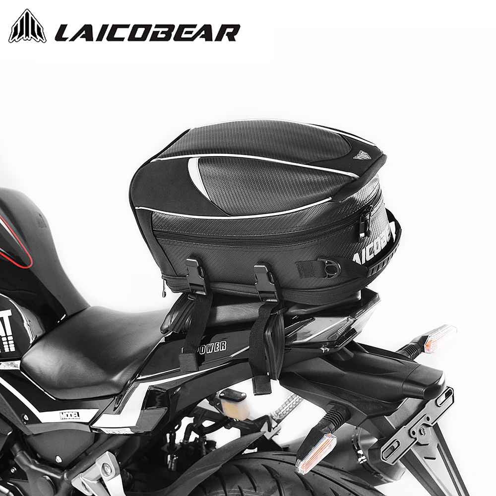 Motorcycle Gear Warehouse - Motorrad-Hecktasche, schwarz, Motorrad, wasserdicht, für Reisen,