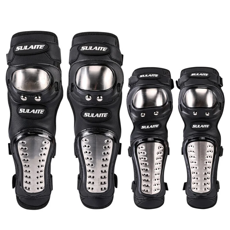 Motorcycle Gear For Sale - 4 Teile/satz Motorrad Kneepad Edelstahl Moto