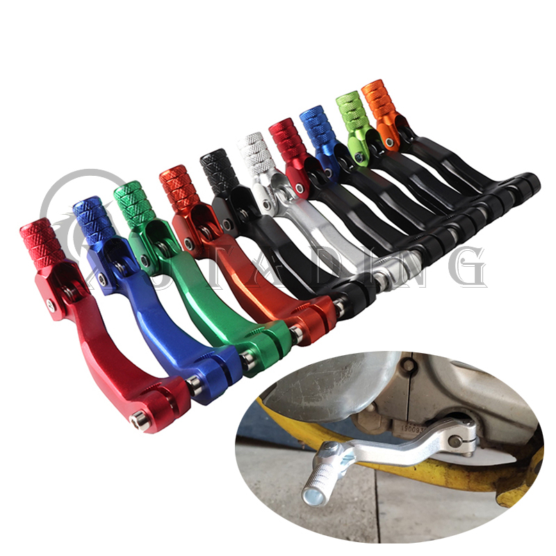 Motorcycle Gear Shift - Universelles Motorradzubehör, klappbarer CNC-Aluminium-Schalthebel für 110