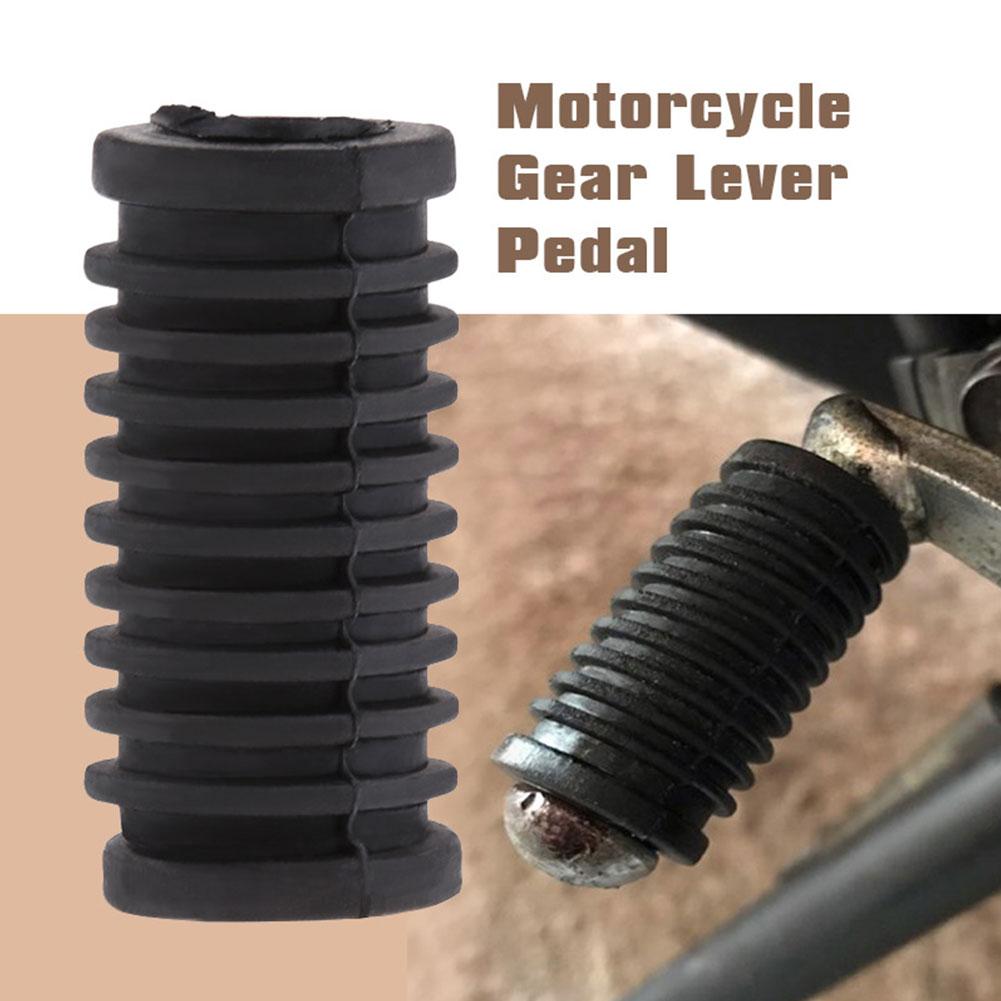 Motorcycle Gear Shift - Universelle Motorrad-Schalthebelabdeckung Gummi-Schalthebel-Schuhprotektor Anti-Kratz-Fußrastenpolster Moto-Pedal-Zubehör