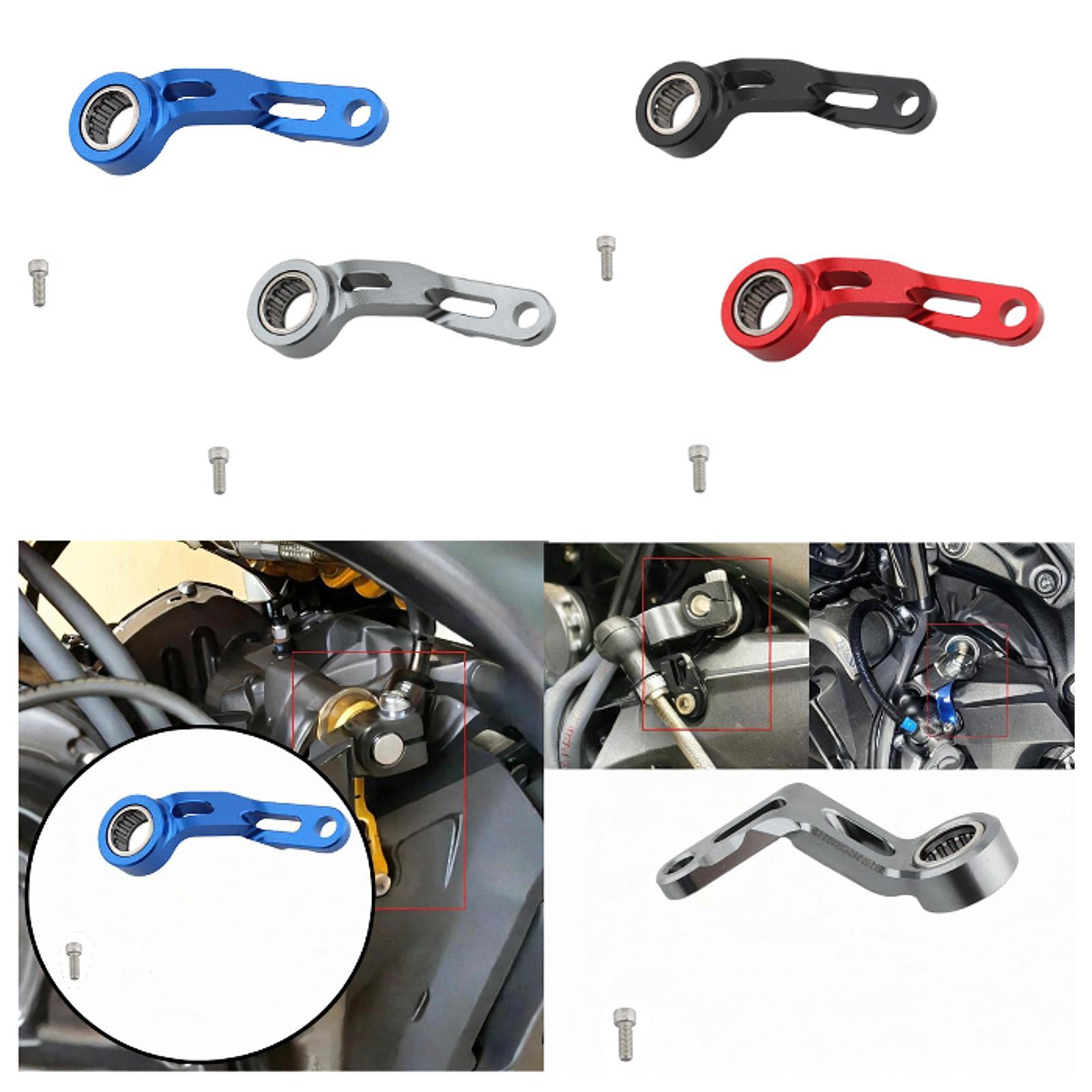 Motorcycle Gear Kit - Aluminiumlegierung Schalthebel-Stabilisator Motorrad-Schalthebel-Unterstützung Upgrade-Kit für Yamaha