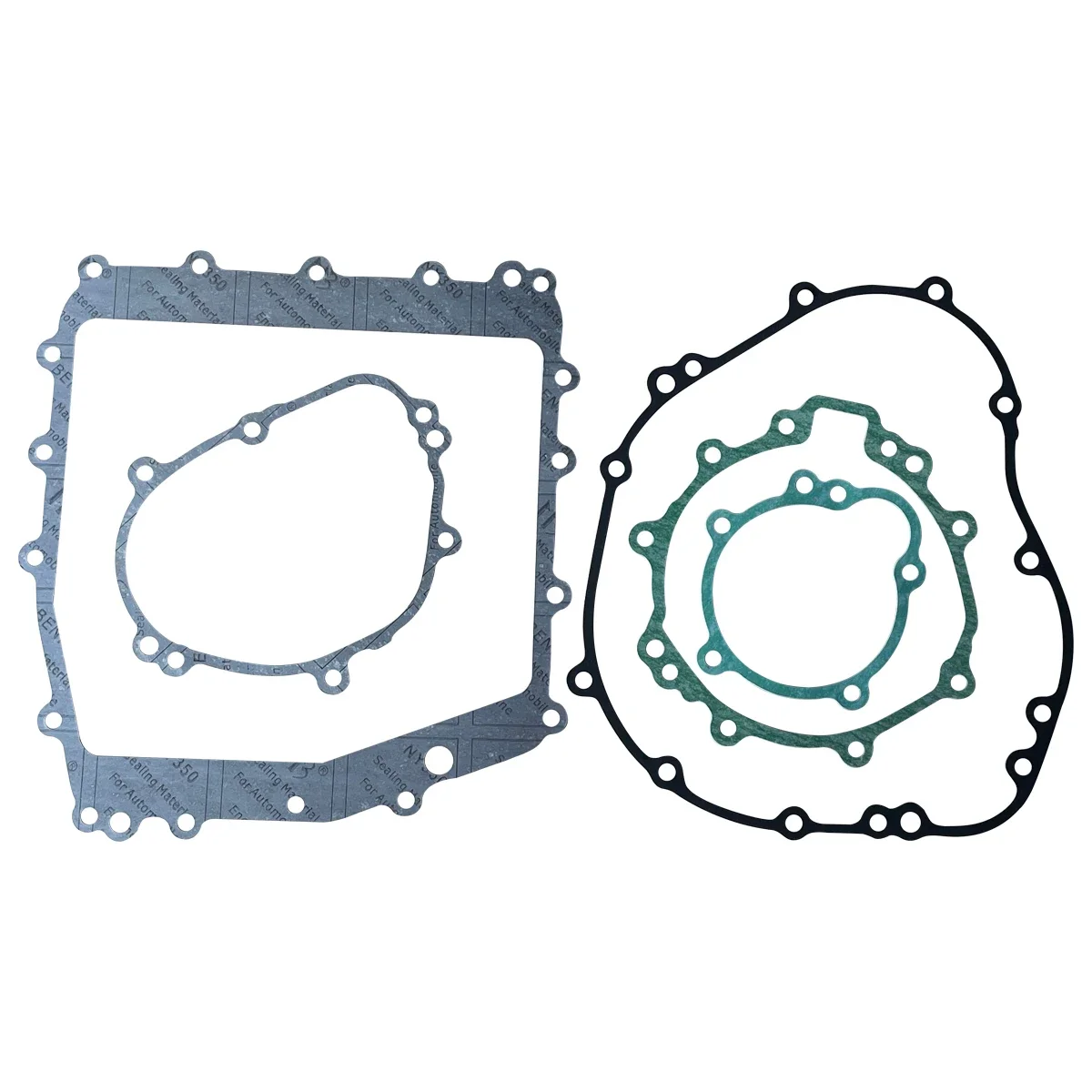 Motorcycle Gear Kit - Motorrad-Motor-Generator-Kupplungsdeckel-Ölwannen-Stator-Zahnrad-Dichtungssatz für Kawasaki Ninja ZX6R ZX-6R