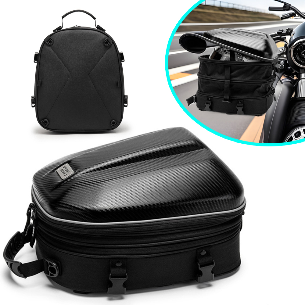 Motorcycle Gear Warehouse - Neue Wasserdichte Motorrad-Hecktasche Multifunktionale Langlebige Motorrad-Sitztasche