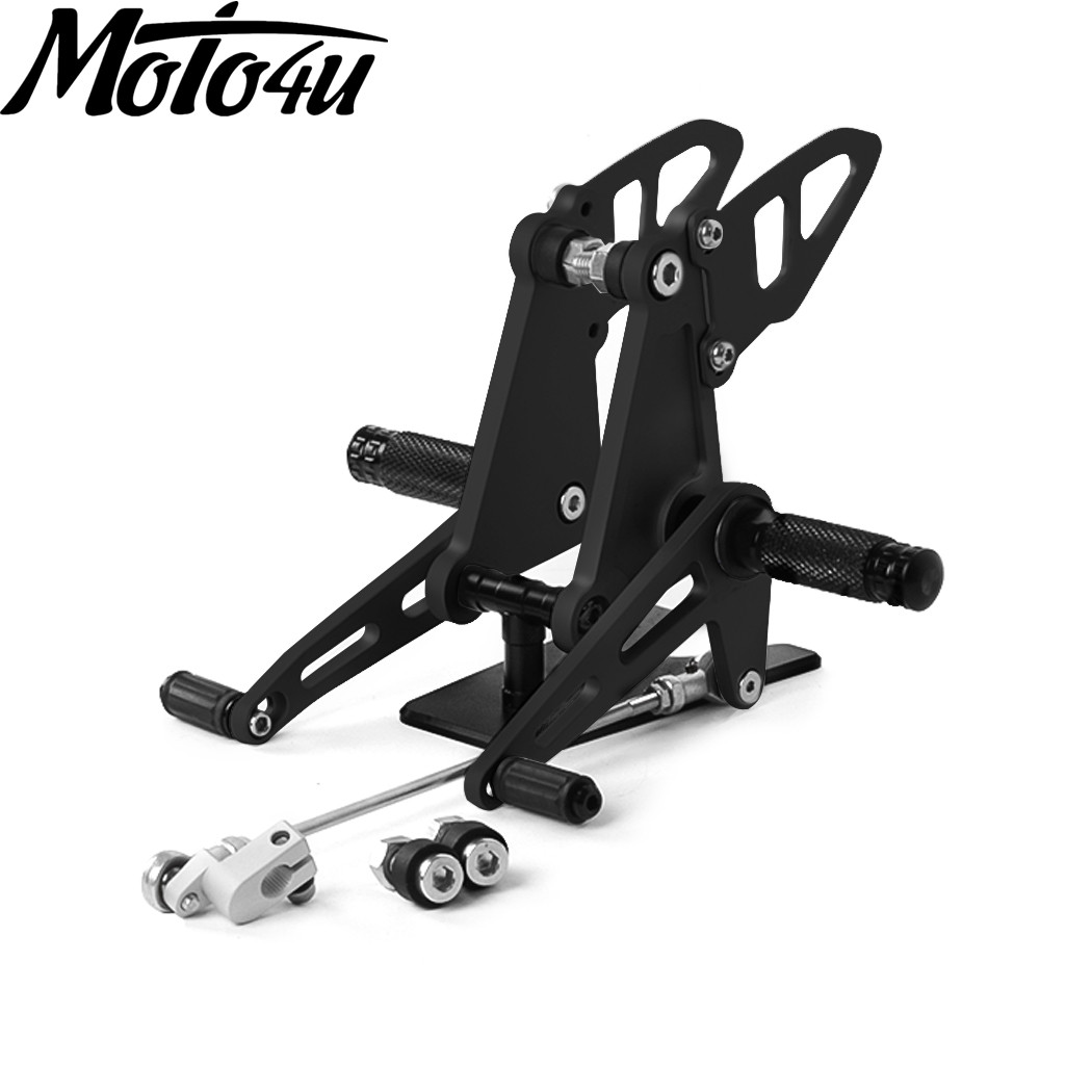 Motorcycle Gear Shift - Einstellbare Motorrad Fußrasten Pedal Fußstütze Fußrastenanlage