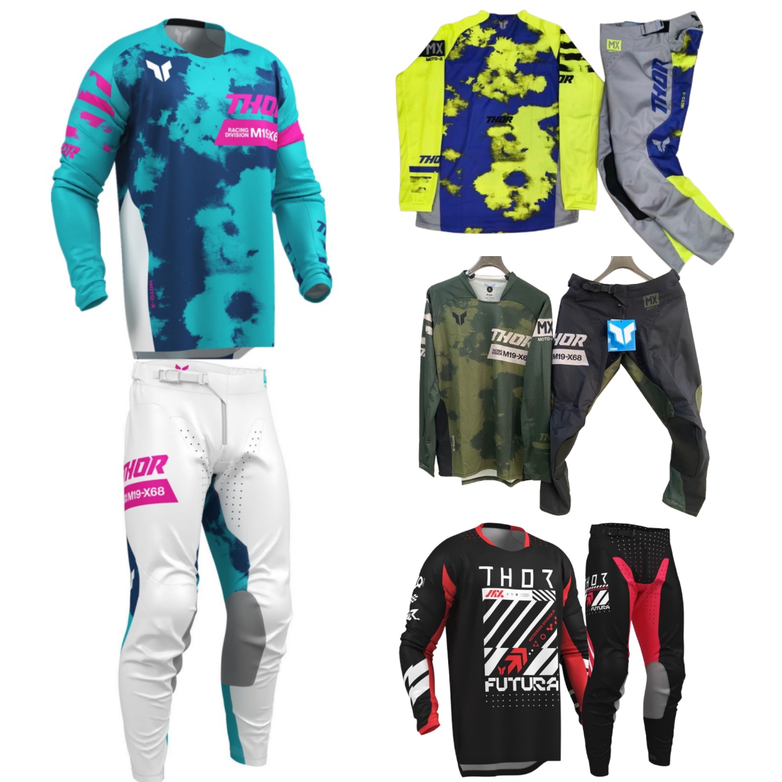 Motocross Gear Set Top Off Roa – Motorcycle Gear For Sale Bewertung und Preis