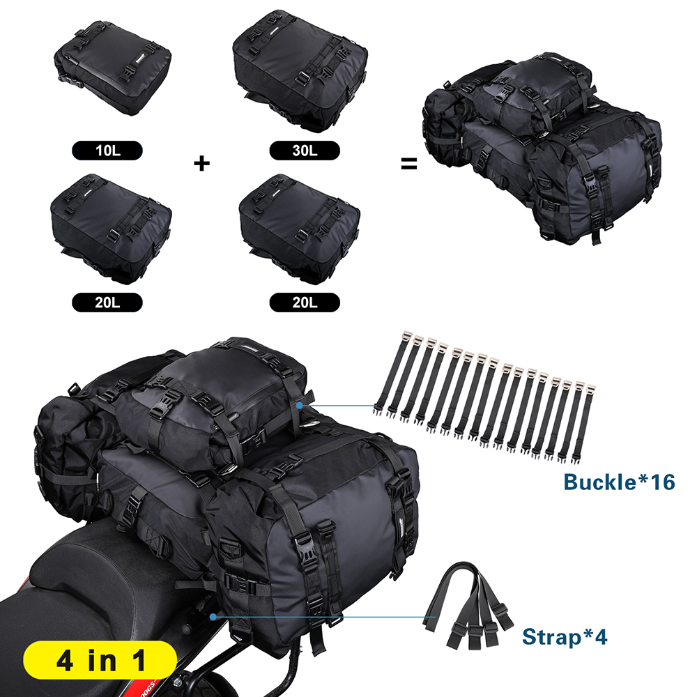 Rhinowalk Motorrad-Rücksitztas – Motorcycle Gear Warehouse Bewertung und Preis