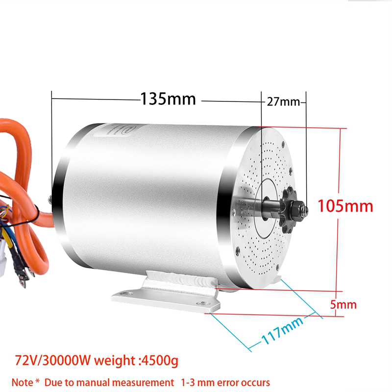 48V 72V 3000W 2000W elektrisch – Motorcycle Gear Kit Bewertung und Preis